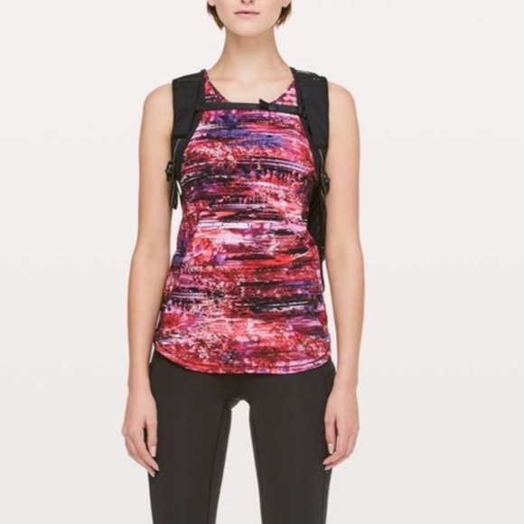 Lululemon Sculpt Tank II Dahliascape Multi / Black - Picture 2 of 7